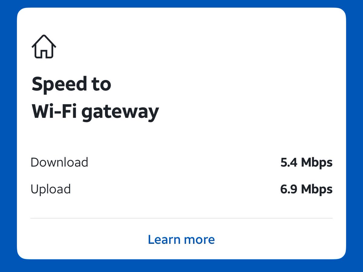 kmbathi's tweet photo. @ATT WHAT WAS THAT ABOUT 90-300mbps? More like 5.4mbps. Your customer service told me that there are many people on the bandwidth. I’ve never had to call my water service for slowing down because the whole city was on it. Isn’t the internet an infrastructure as well? Mad 😡 https://t.co/PXfwURnFKk