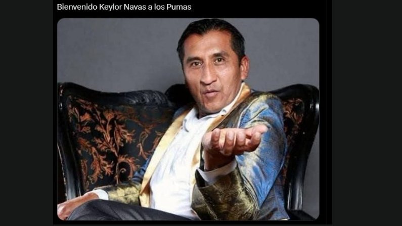 raytep's tweet image. Se rifaron con el meme de Keylor Navas en Pumas