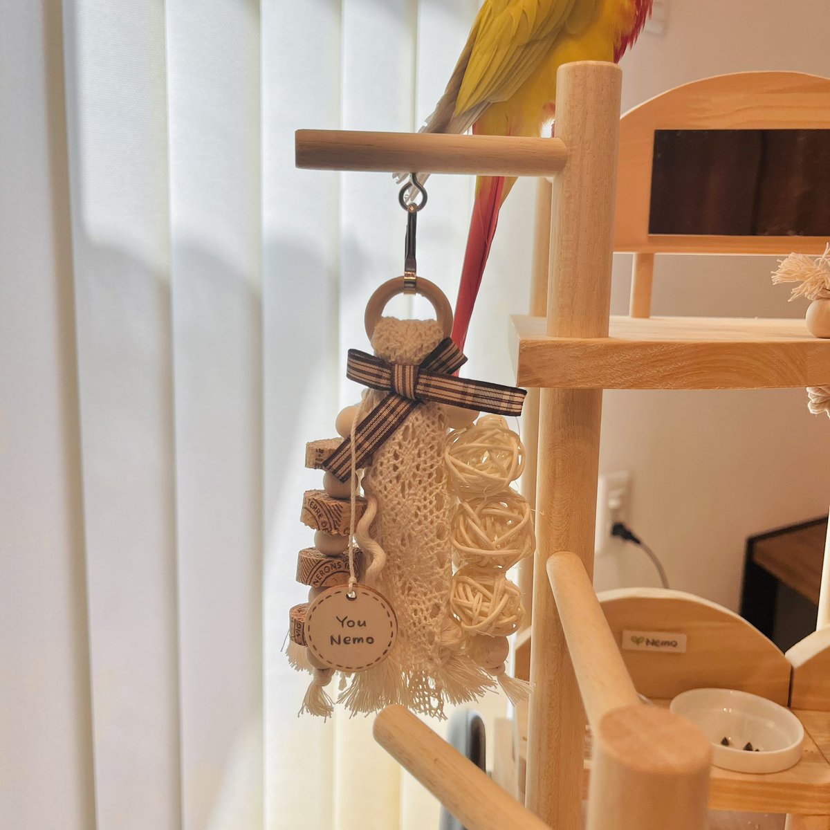 n_y_parakeet's tweet image. こんなに可愛いと破壊されたくなくなるからやめてくれと言いたいレベルの破壊系おもちゃ、これも名入れしてくれてる。。。かわいすぎ