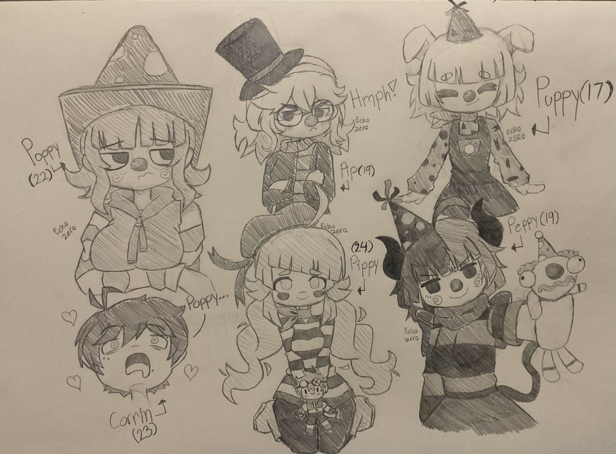 Echo_Zero__'s tweet image. Some clowns and a mime. 🎉