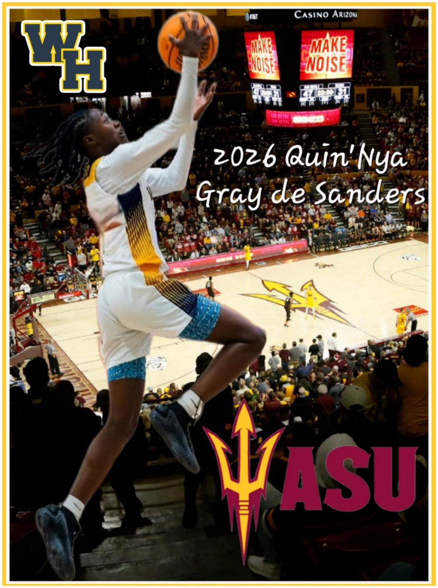 FGBvsEveryone's tweet image. So proud of @sheluvvquin comes from the best HS program in FLA totally off the radar in club bball comes to FGB not asking about rankings or offers just putting in the work & letting her game and work speak for itself and a year later has a Big 12 offer at AZ State- SHE earned it