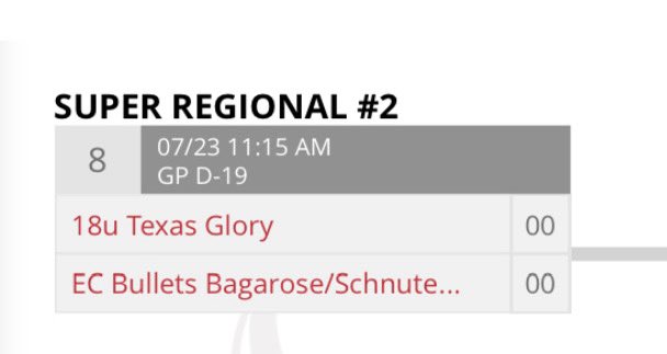 East Cobb Bullets 18U Gold-Schnute (@ecb18uschnute) on Twitter photo 📣🚨Proud of how our team competed today 3 Wins 0 losses against some great teams. Alliance Nationals Tier 1 Super Regionals start tomorrow. One game at a time! GO BULLETS!!! 💪#ECBullets #RoadToElite8 <a href="/EastCobbBullets/">EC Bullets Fastpitch</a> <a href="/ECBBagarose/">Coach Mike Bagarose</a> <a href="/no_LACE_like_me/">Lacey Ingram</a> <a href="/ECBCornett27/">EC Bullets Cornett</a> 📣🚨Proud of how our team competed today 3 Wins 0 losses against some great teams. Alliance Nationals Tier 1 Super Regionals start tomorrow. One game at a time! GO BULLETS!!! 💪#ECBullets #RoadToElite8 <a href="/EastCobbBullets/">EC Bullets Fastpitch</a> <a href="/ECBBagarose/">Coach Mike Bagarose</a> <a href="/no_LACE_like_me/">Lacey Ingram</a> <a href="/ECBCornett27/">EC Bullets Cornett</a>