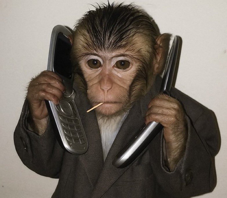 mrniggson's tweet image. strokin my monke