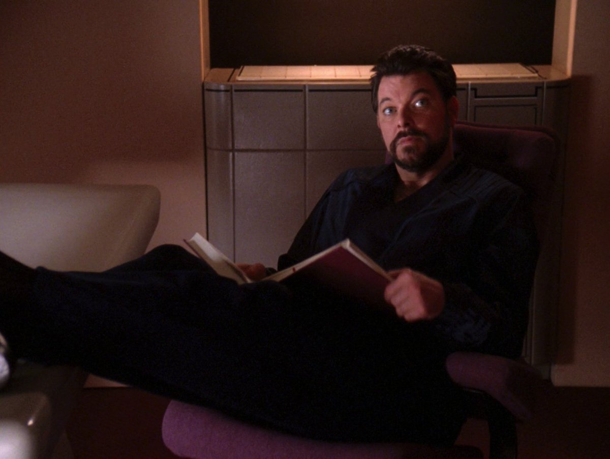 JanelleWaz's tweet image. Jellico: Am I disturbing you?
Riker: Oh, I was already disturbed. #TNG #ChainOfCommands #allstartrek