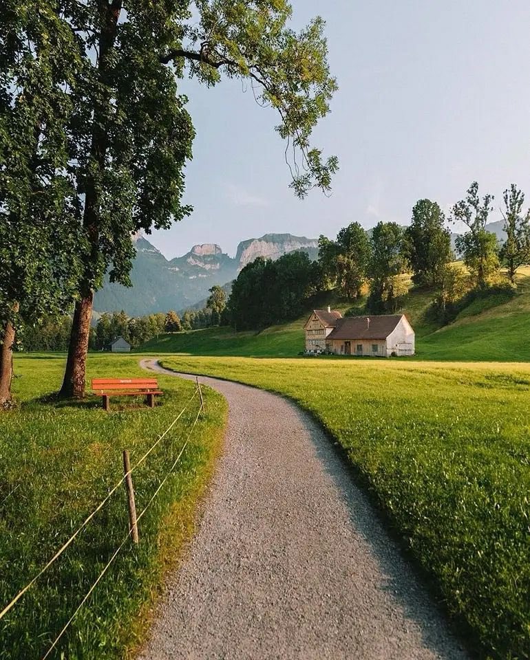 Mm_112_'s tweet image. جمال وسحر الطّبيعة في سويسرا 🇨🇭🌳🐮🤩🚠🏡🌦️