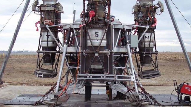 booster_10's tweet image. Did you know Blue Origin's first flying vehicle wasn't a rocket?
It was a jet powered test vehicle called Charon.