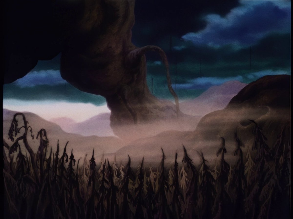 DBPerfectShots's tweet image. The art of Dragon Ball Z: The Tree of Might (1990)