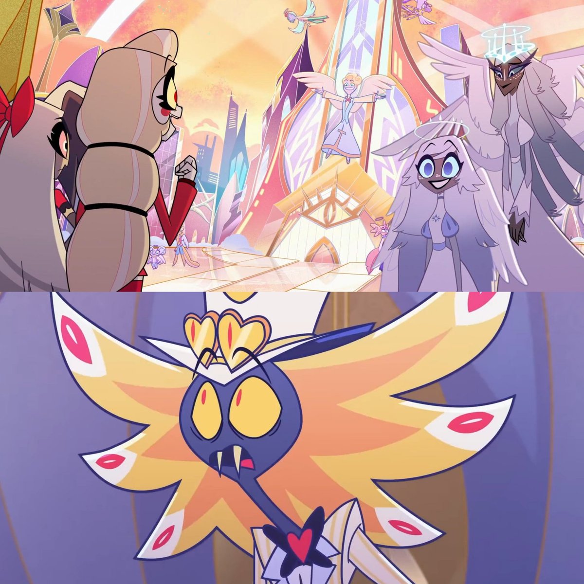 TheCartoonBase's tweet image. ‘Hazbin Hotel’ Season 2 will spend more time in Heaven compared to Season 1.
Sir Pentious will be an important character in the season.
