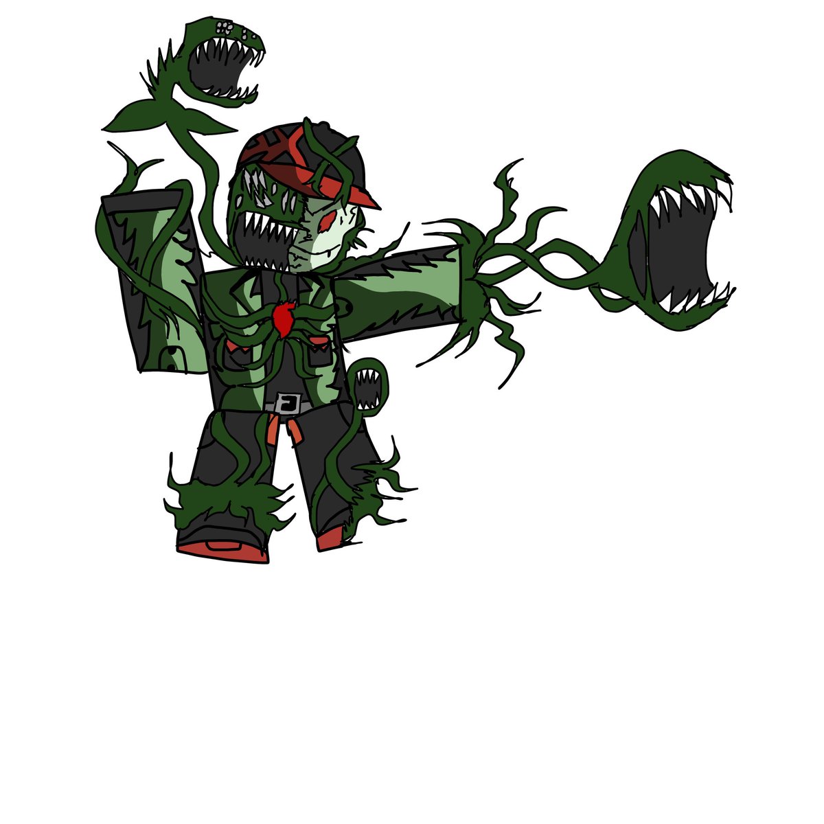 john_doe242's tweet image. cruel king and griefer looking a lil messed up 
#blocktales #cruelking #griefer