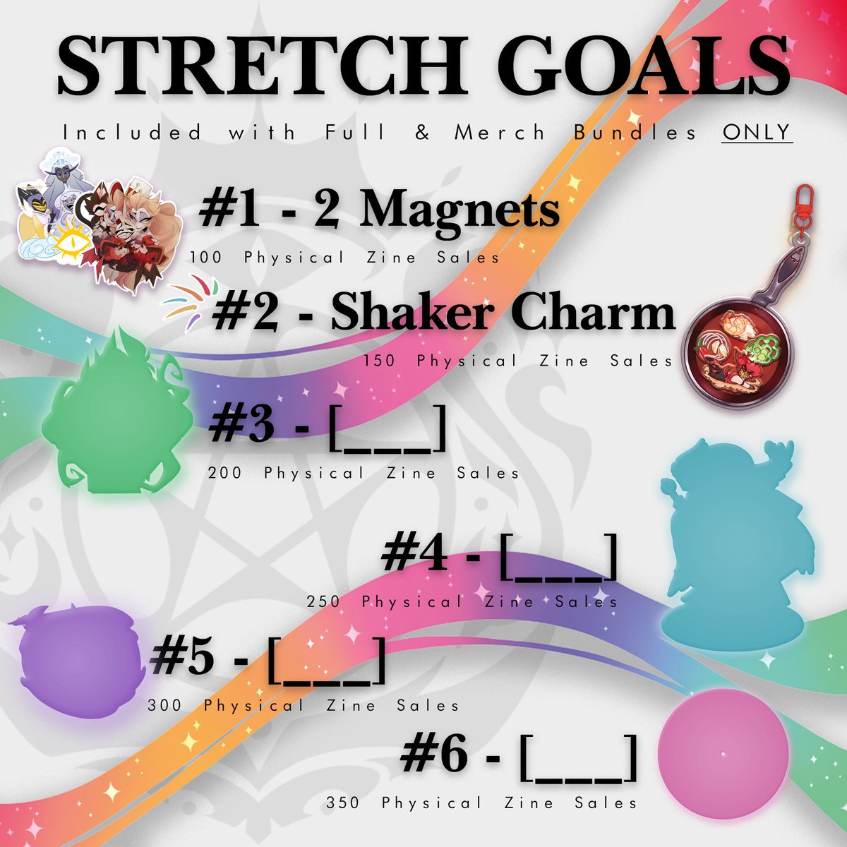 ✨A Happy Zine in Hell Second Stretch Goal Unlocked!!✨

Fresh off the menu! We unlocked the Jambayalastor Shaker Charm designed by the amazing <a href="/Diablokuku/">▫️Diabloku▫️</a> !

And we still got some more goodies to be unlocked! So get your bundles now!