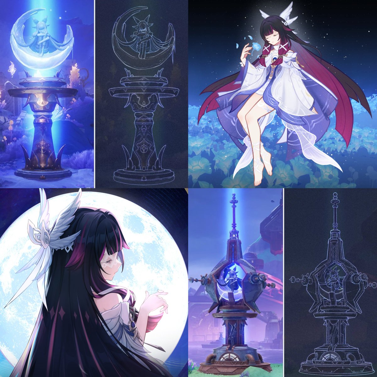 GenshinUniverse's tweet image. Columbina is the Archon equivalent of Nod Krai
#GenshinImpact #原神