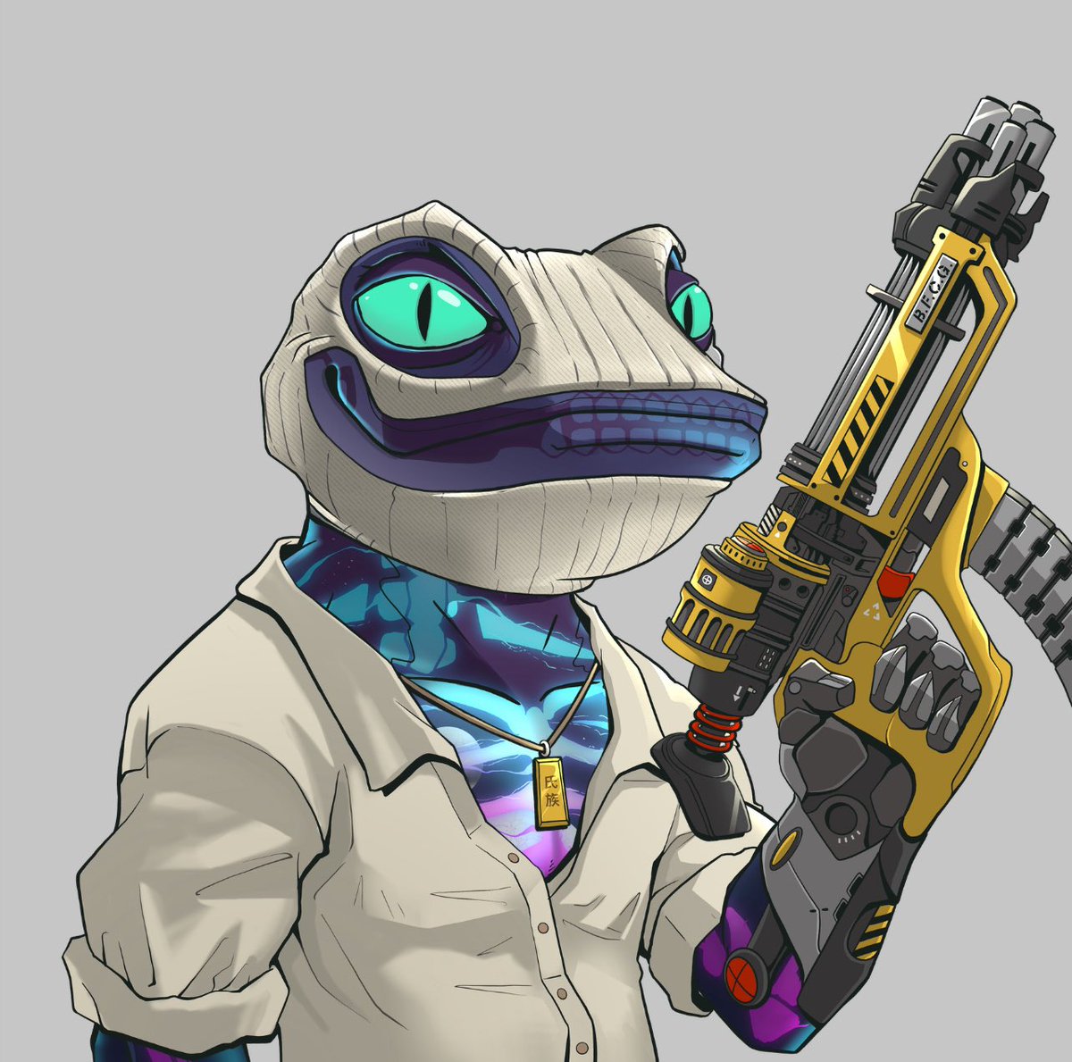 capt_morgan00's tweet image. Thought I better add another @CyberFrogsNFT to my family.