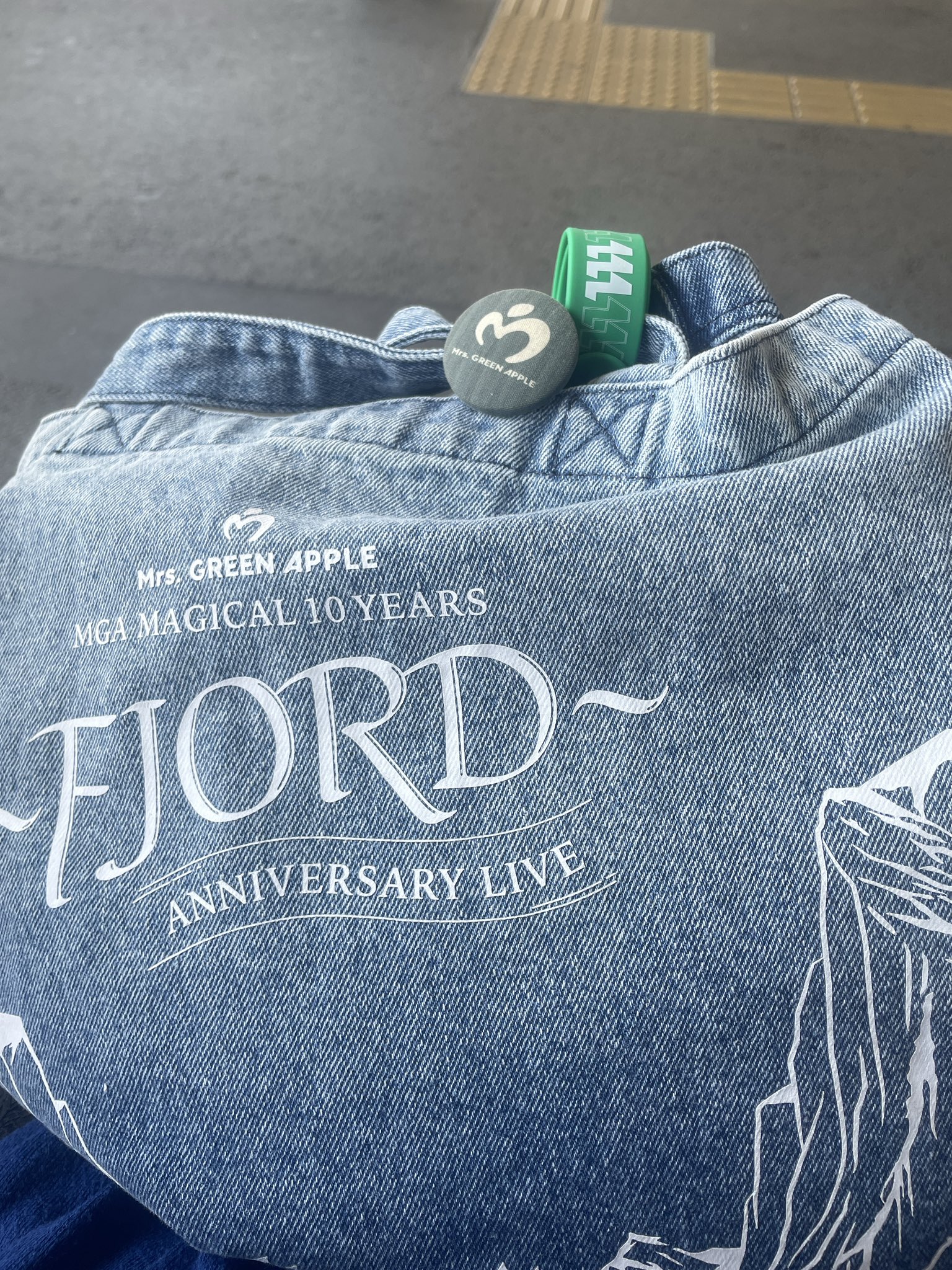 Mrs. GREEN APPLE ミセス FJORD デニムバッグ フィヨルド しゅう