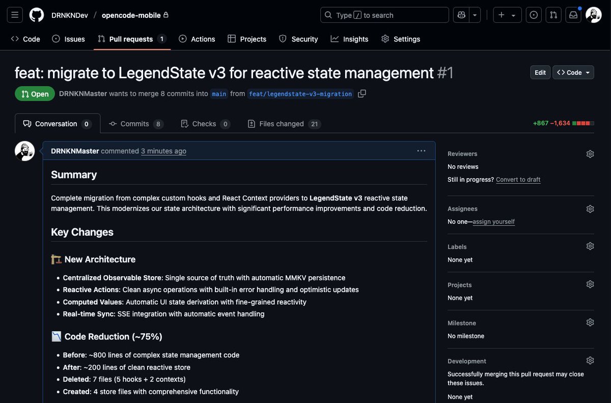 DRNKNDev's tweet image. I feel dumb, yesterday I was underestimate how complex state can be lol
Let's continue