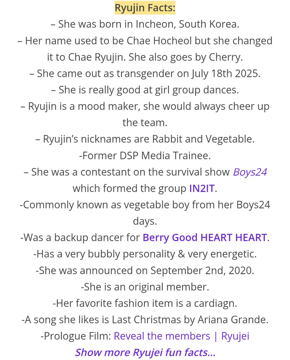 ryujin_folder's tweet image. thank you to whoever edited the jwiiver kprofiles page but could someone please edit ryujin's individual page? thank you 🩷