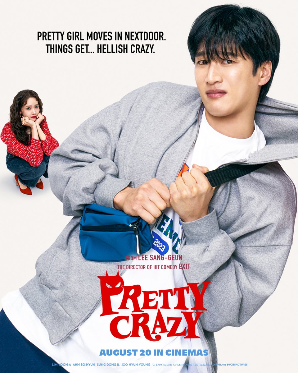 CGV_ID's tweet image. Naksir tetangga yang baru pindah,
tapi kalau malam kok karakternya berubah drastis?
Ahn Bo-hyun penasaran, tapi juga takut!😈
Yuk simak chaos-nya pertemuan Ahn Bo-hyun & Lim Yoon-A di PRETTY CRAZY.
Siap menerormu mulai 20 Agustus di CGV!
#PrettyCrazy #SemuaSerudiCGV