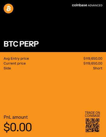 TenreiroDaniel's tweet image. commemorating my first ever position in U.S. Perpetual-Style Futures on Coinbase