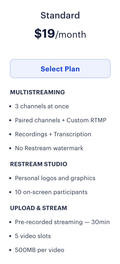 DonDrawsStuff's tweet image. Starting August 2nd, @TheStudioYTShow will be using @Restreamio for our show purposes. @streamyardapp is price gouging their customers to death. We can do the same thing in Restream (but at 720p) for only $19/mo.
Tight up, Streamyard.
@Ananasi01
@MarcusKelligrew
@omerglitch…