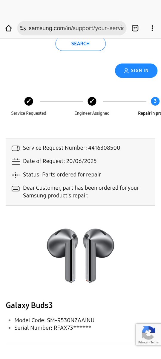 jayashankarvb's tweet image. It's been over a month and the service for my Galaxy Buds is still not completed. Disappointing to see a premium product fail so quickly under warranty — and even worse, the delayed service. This is not what I expect from @SamsungIndia