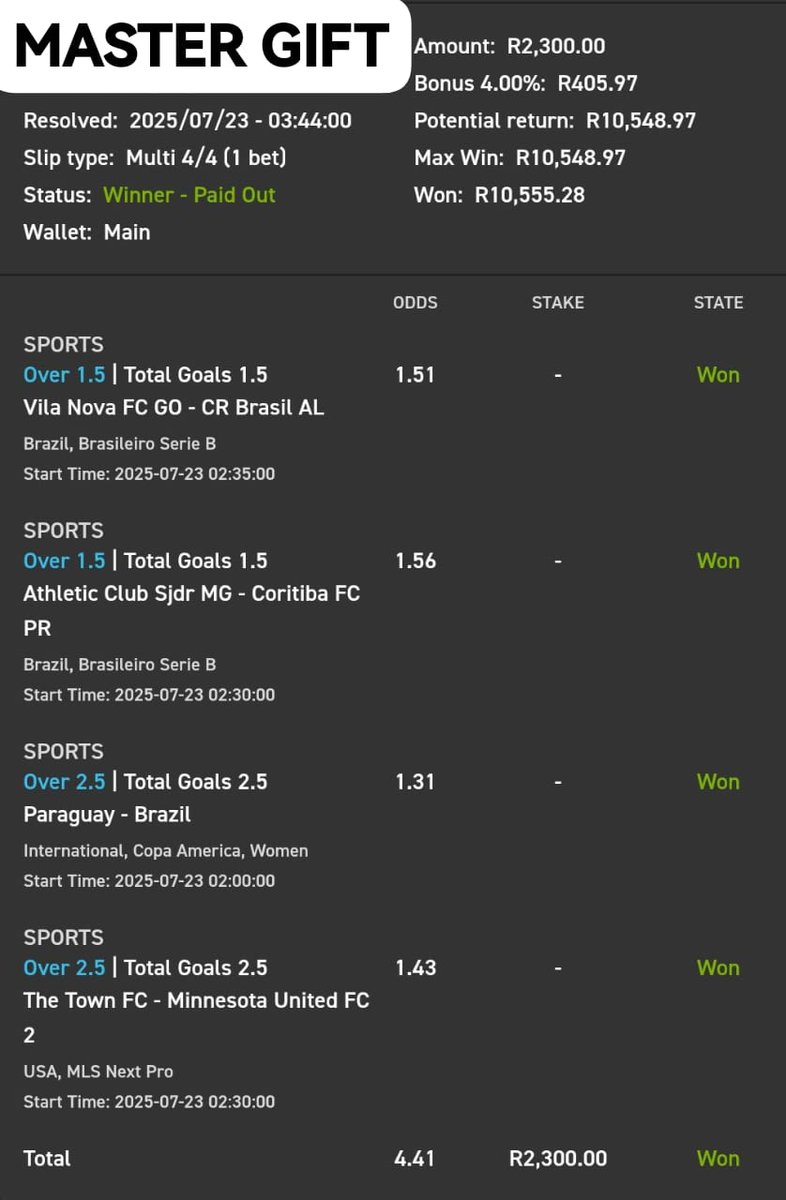 MASTER GIFT (@mastergift1) on Twitter photo 😭💔10K⚽BooM 10K🍏💰
💰MR WIN EVERYDAY😩Play My ⚽Slips if u want to Win Everyday🙌
🔥Register Easybet 💛 click here👇
ebpartners.click/o/dUrEqT
Promo Code : GIFT50
18 + T&CS Apply <a href="/Easybet_SA/">Easybet South Africa</a> 😭💔10K⚽BooM 10K🍏💰
💰MR WIN EVERYDAY😩Play My ⚽Slips if u want to Win Everyday🙌
🔥Register Easybet 💛 click here👇
ebpartners.click/o/dUrEqT
Promo Code : GIFT50
18 + T&CS Apply <a href="/Easybet_SA/">Easybet South Africa</a>