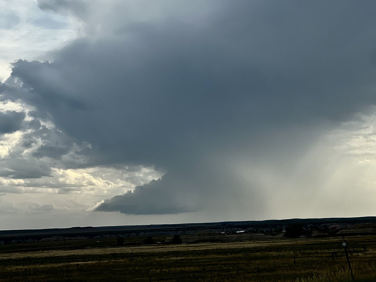 FalcnStormChase's tweet image. This was the only #supercell I saw today
Low precipitation and transient
Interior, SD