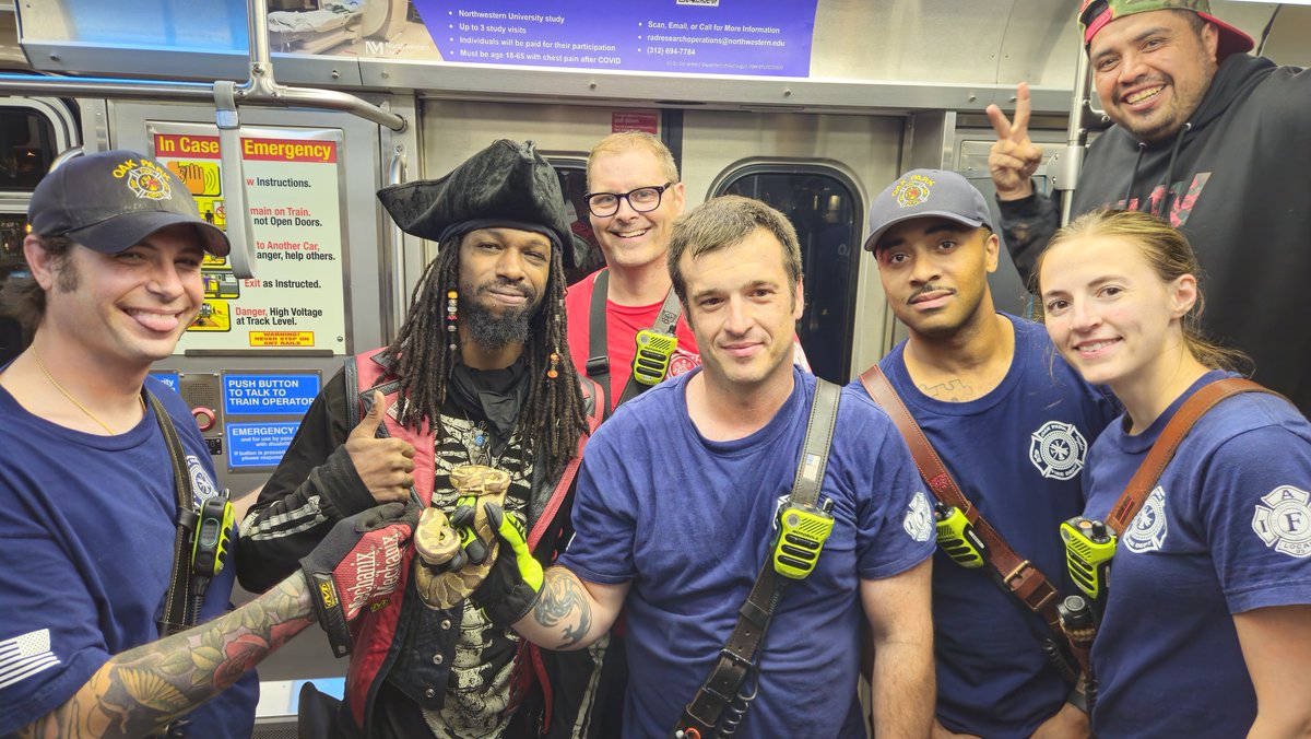 Local12's tweet image. A group of firefighters wrangled a snake named after a wizard and returned him to his swashbuckling owner after the reptile slithered loose on a train.
READ MORE: bit.ly/46U0GzW