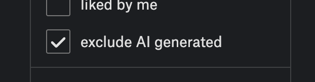 UncleJessy4Real's tweet image. At this point every 3D Modeling site needs an Exclude AI model function
@printablescom thanks for leading by example and listening to the 3D user community 👍👍👍
PLEASE ADD SOMETHING LIKE THIS
@Thangs3D @MyMiniFactory @Cults3D @BambulabGlobal @thingiverse
