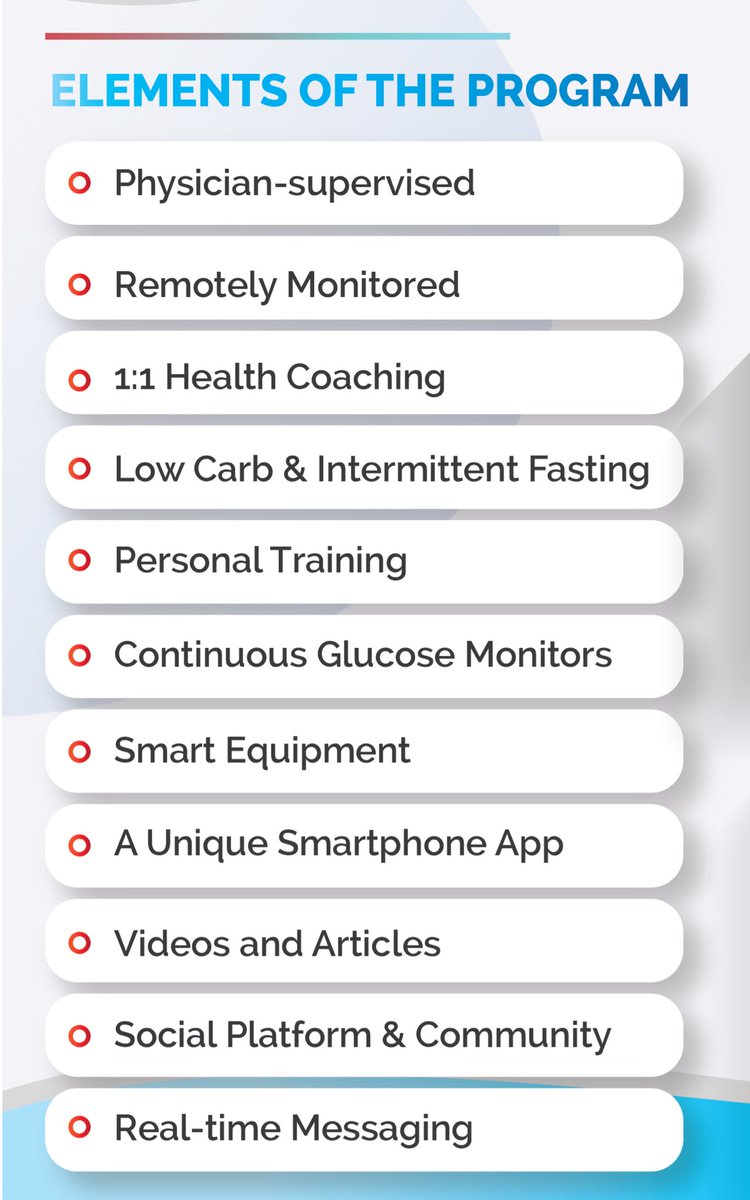 DoctorTro's tweet image. The average patient in our program interacts with our team over 400 times
Our program is immersive, w/remote monitoring equipment, biofeedback, a self-guided curriculum & a community to support your journey
Not to mention doctors, trainers & coaches who have lived the journey