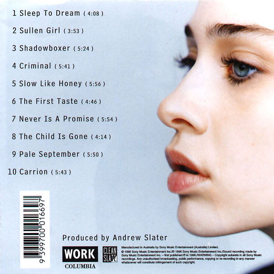 updatecharts's tweet image. Há 29 anos, Fiona Apple lançava seu álbum de estreia, “Tidal”.