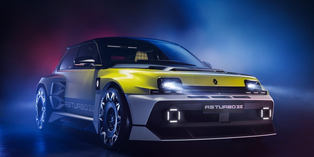 RoadandTrack's tweet image. Renault's insane EV hot hatch is reportedly heading to the 'Ring, and it just might set a record. bit.ly/4nZBbU4