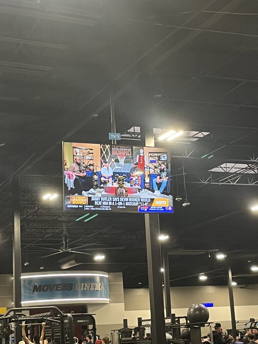 Dylan Kane (@dylankanesports) on Twitter photo Was listening to <a href="/notbpod/">Numbers On The Board</a> on my phone at the gym and then I look up and theyāre on the TV screen. Super trippy but cool moment lol Was listening to <a href="/notbpod/">Numbers On The Board</a> on my phone at the gym and then I look up and theyāre on the TV screen. Super trippy but cool moment lol