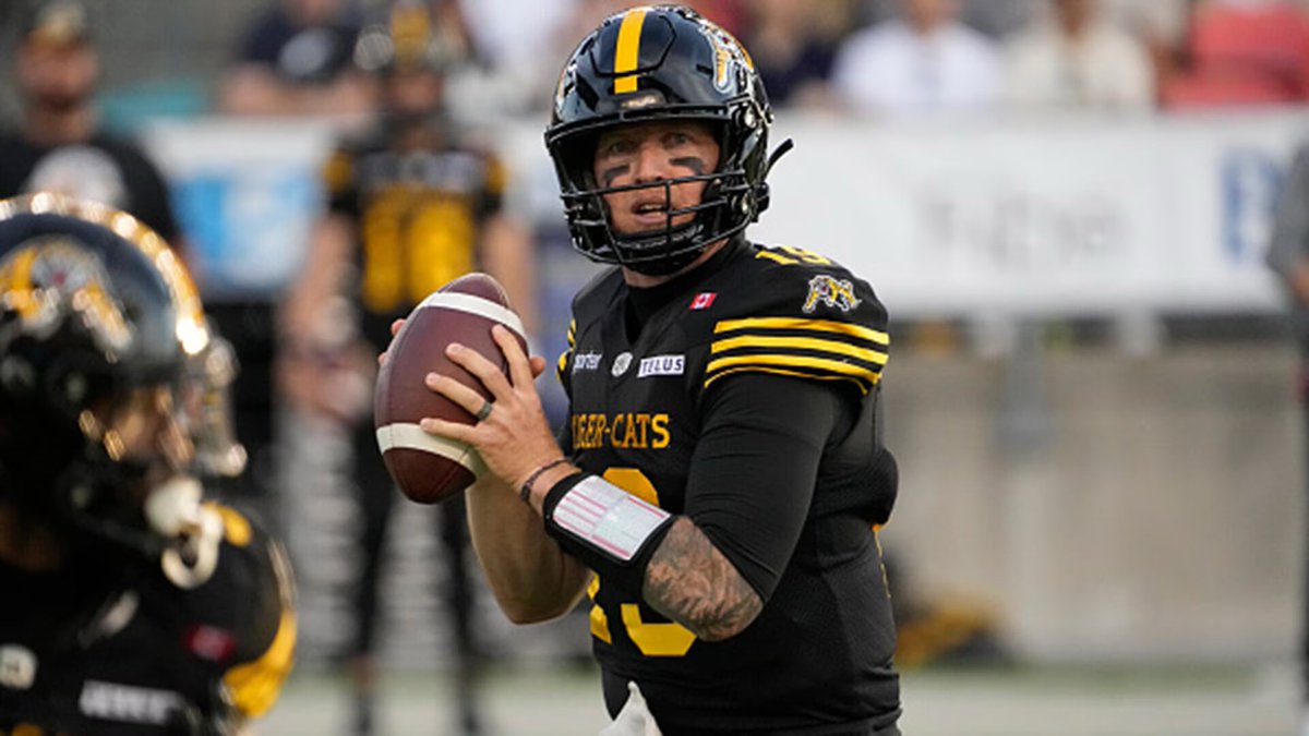 CFLonTSN's tweet image. From @DuaneFordeTSN - Is Bo Levi Mitchell on pace to finish his career as a top 5 all-time CFL QB? tsn.ca/cfl/video/~317…