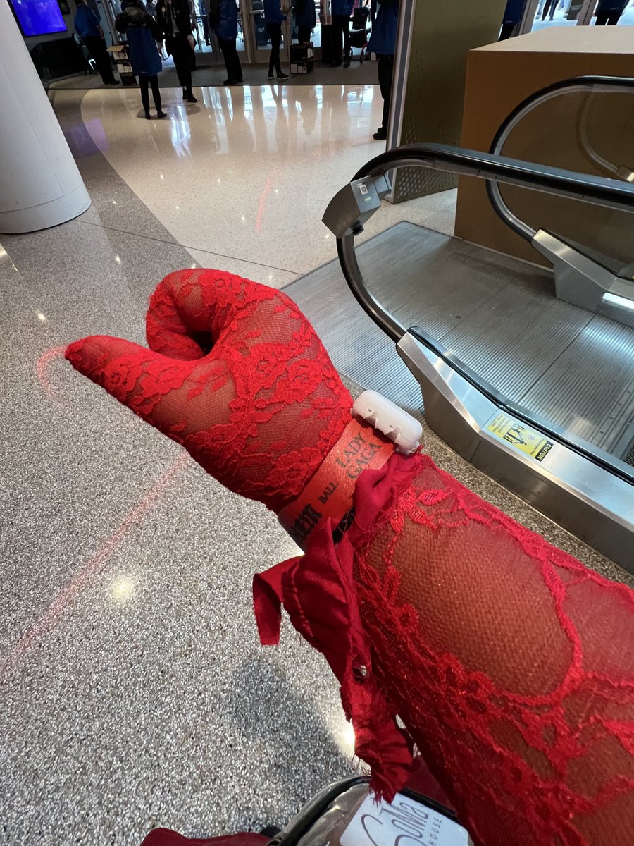 MayhemBallTour's tweet image. Doors have just opened at the Chase Center, and Little Monsters are now receiving their LED wristbands — which have changed tonight! They’re red this time, unlike the white ones used in Las Vegas.
