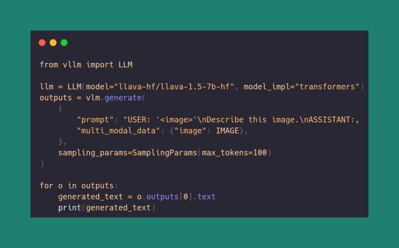 With the Vision Language Support enabled, you can now use a wide variety of VLMs with the transformers backend for <a href="/vllm_project/">vLLM</a> 

Read about the backends here: hf.co/docs/transform…