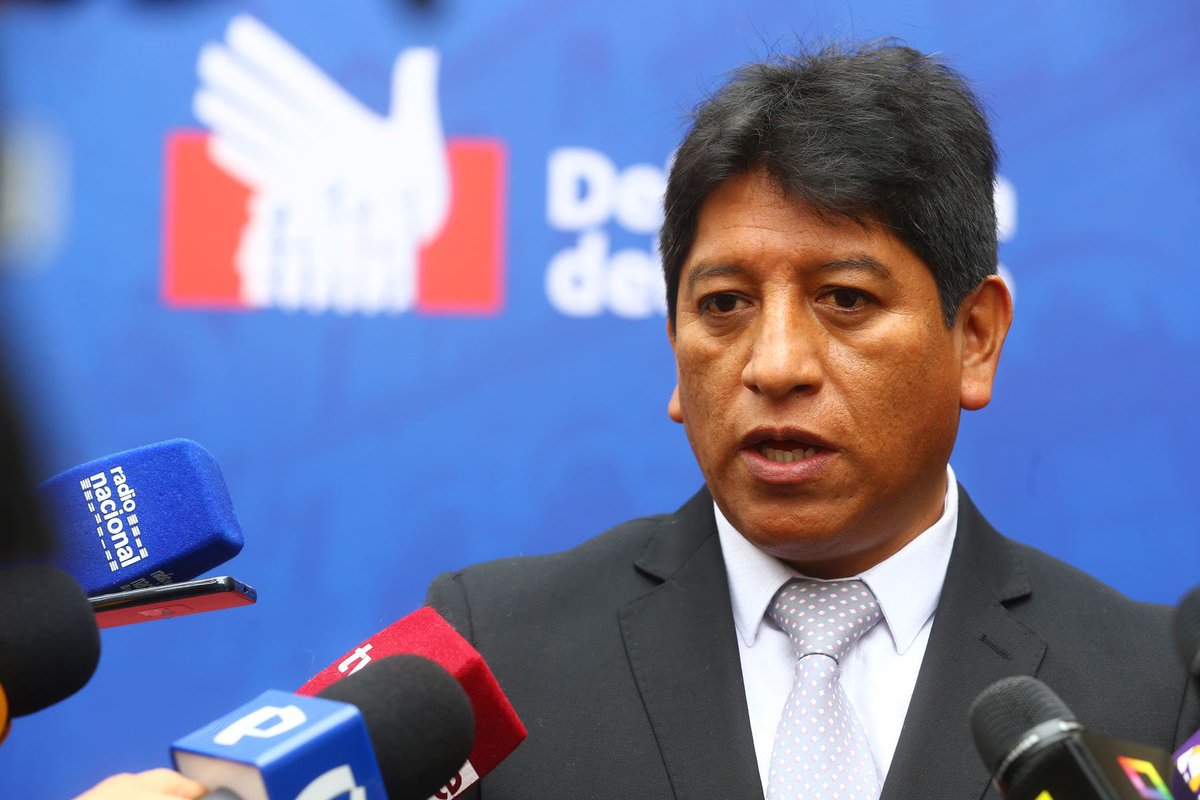 Ojo_Publico's tweet image. #LoÚltimo 🚨El defensor del pueblo, Josué Gutiérrez, dijo que al momento de evaluar a Gino Ríos para integrar la #JNJ la denuncia por violencia familiar se encontraba "archivada".
📸 Andina