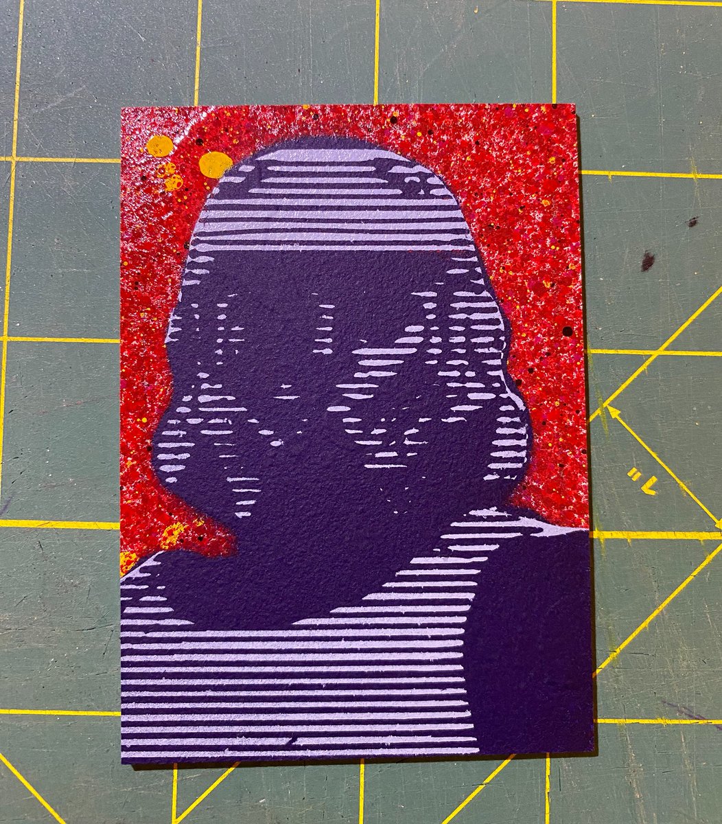 ArtOfJason's tweet photo. Captain Enoch.  Hologram edition sketchcard. 
.
.
.
#art #andor #asoka #starwars #starwarsart #hologram #enoch #stormtrooper #empire #jedi #sith #stencil #stencilart #spraypaintart #spraypaint #streetart #topps #masterwork #sketchcard https://t.co/NOPeUYLtCn