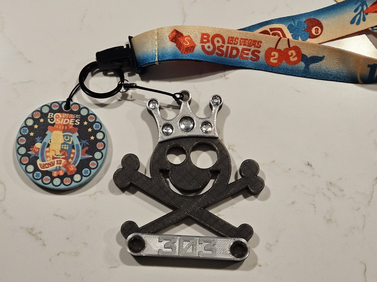 attritionorg's tweet image. Charity Auction!
BSides Las Vegas 2022 Participant Badge w/ 303 Bling Badge
ebay.com/itm/2673392457…
#BSidesLV #Bsides #Hacker #InfoSec #303