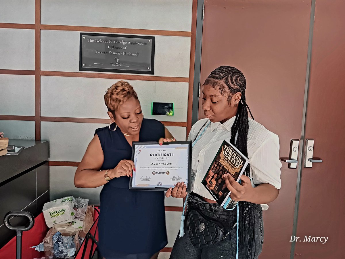 I had an amazing summer working with The Beyond Literacy Team during the ATL Summer Youth Employment Program! The students were great and used their creativity to write, collaborate, and publish a book of their thoughts. S/O to Anthony Joiner for the vision to go BEYOND LITERACY!