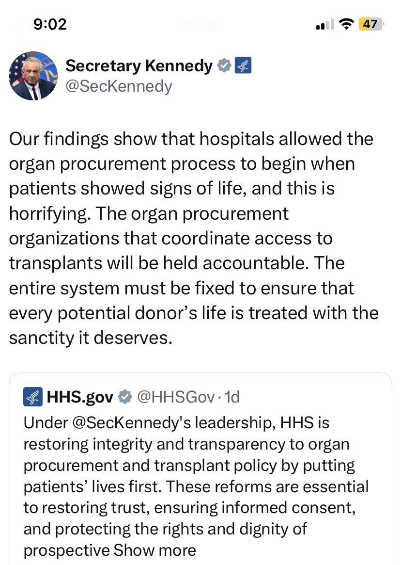 The reason why I’ve never been an organ donor. No one should have to worry about this.