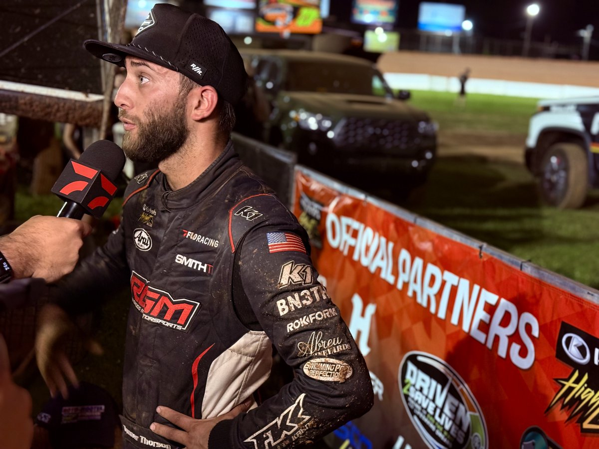HighLimitRacing's tweet image. Make it four-career runner-up results for @Tanner_Thorson with @Kubota_USA High Limit Racing!
The @TeamRGM88 boys collect a $10,000 P2 finish tonight at @Lernerville.
With two rounds left, they now lead the @RotoRooter Midweek Series points!
