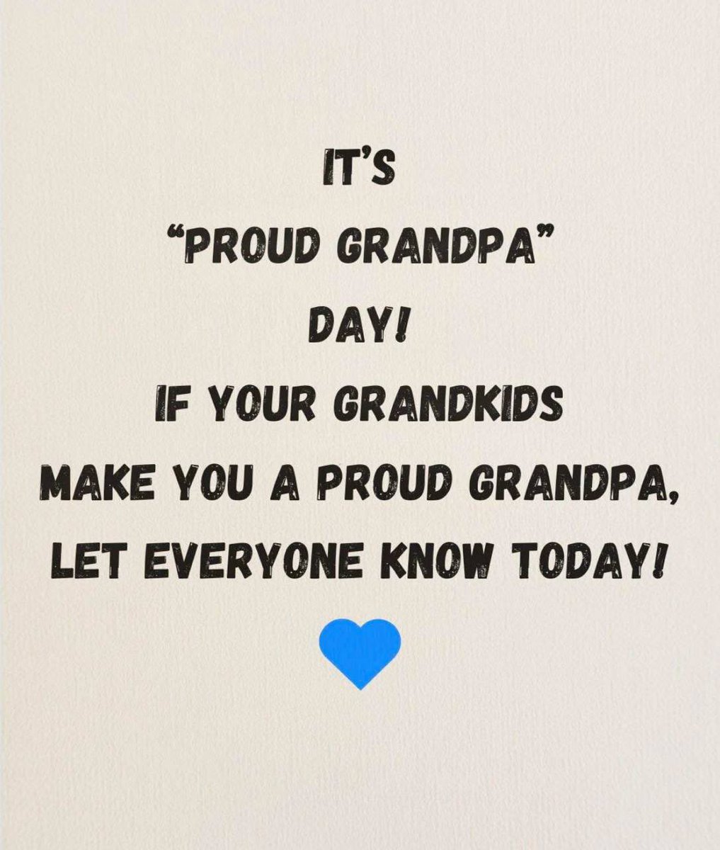 I’m very proud to be the grandpa to three wonderful grandchildren