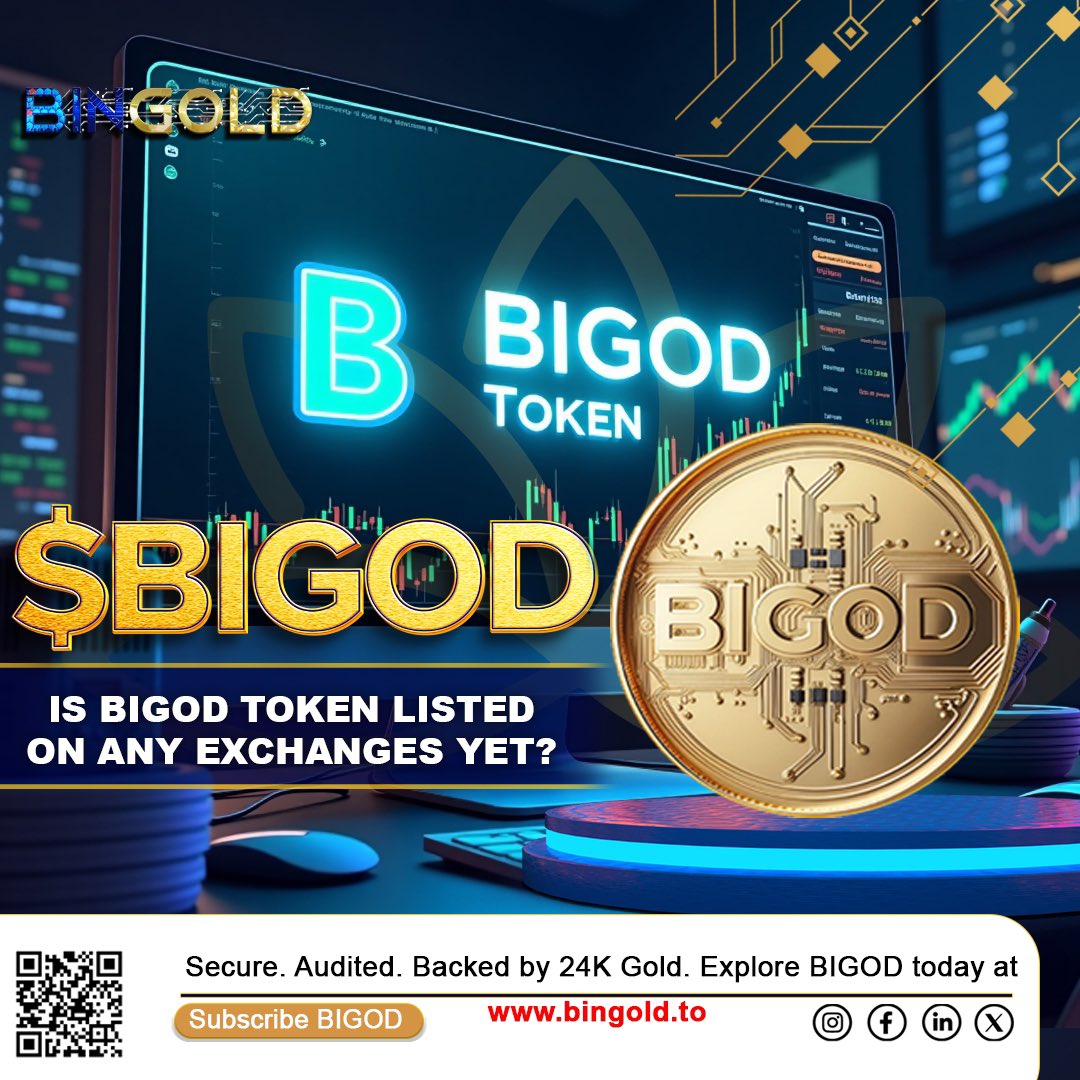 BiGODToken's tweet image. 🔍 Is BIGOD Token Listed on Any Exchanges Yet?
Yes — BIGOD is already making waves! 🌊
✅ Now Listed On:
PancakeSwap — swap instantly with USDT
Trust Wallet & MetaMask — full wallet integration for easy access
🛠️ In Progress:
We’re actively working with CoinMarketCap and…