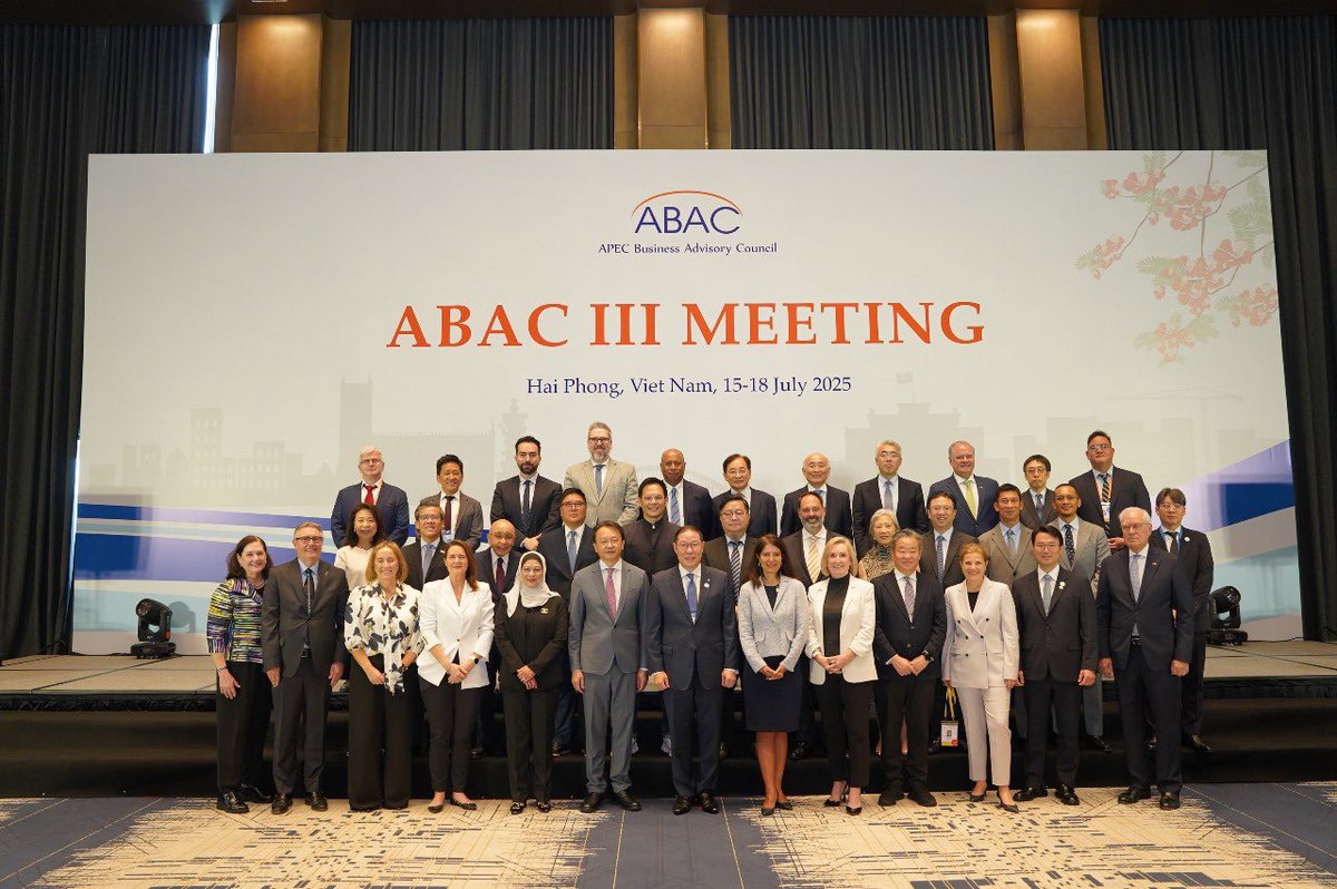 APECBiz's tweet image. ABAC 3 meeting held in Hai Phong, Vietnam has concluded with a call to APEC to recommit to open, rules based, and predictable trade and take actions to ensure inclusive and sustainable growth. Here’s the media release that highlights the outcomes of the meeting.…