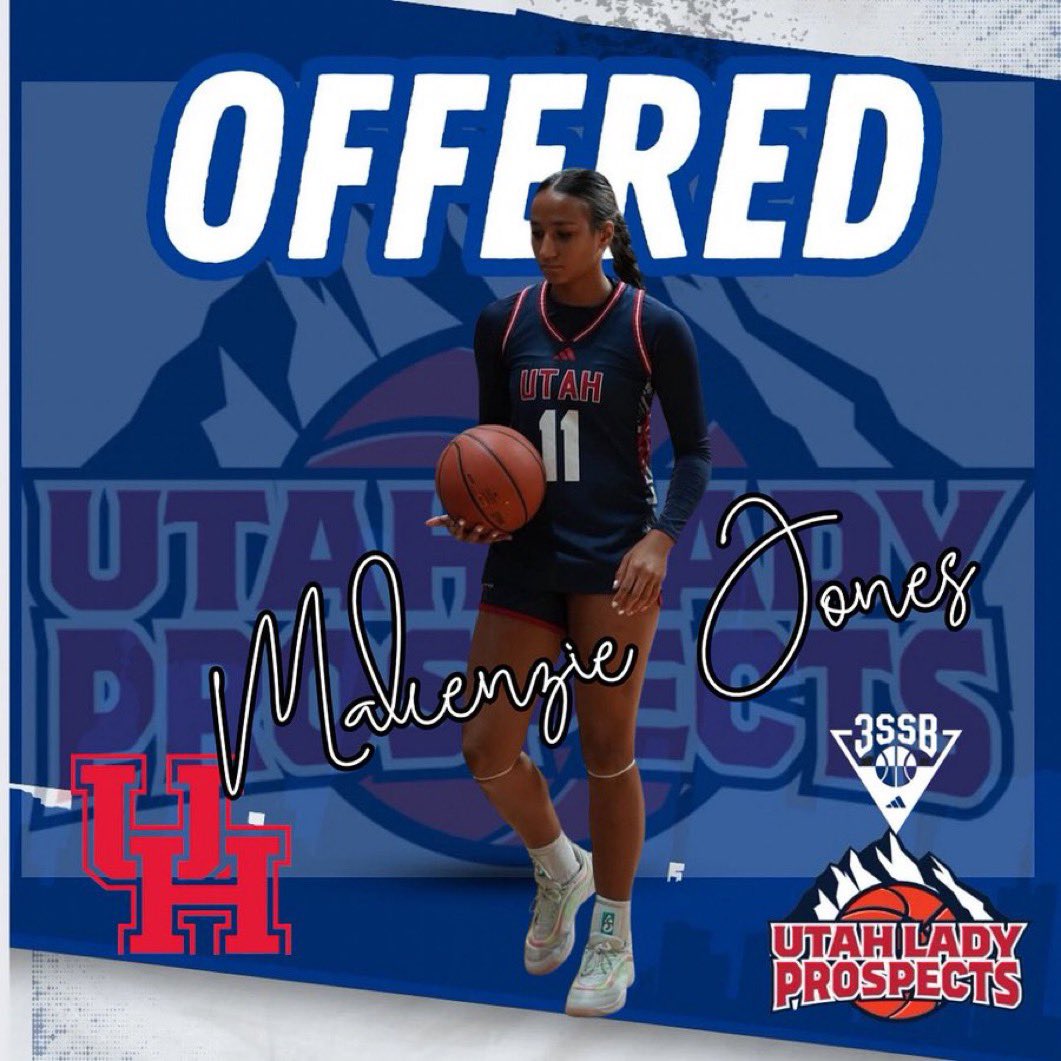 makenzie (@makenziejon3s) on Twitter photo Grateful to have received an offer from <a href="/UHCougarWBB/">Houston Women's Basketball</a> ! thank you coach <a href="/mwebb_22/">Marqu'es Webb</a> !❤️🤍
<a href="/utladyprospects/">Utah Lady Prospects</a> <a href="/MullenGBB/">Mullen HS Girls’ Basketball</a> Grateful to have received an offer from <a href="/UHCougarWBB/">Houston Women's Basketball</a> ! thank you coach <a href="/mwebb_22/">Marqu'es Webb</a> !❤️🤍
<a href="/utladyprospects/">Utah Lady Prospects</a> <a href="/MullenGBB/">Mullen HS Girls’ Basketball</a>