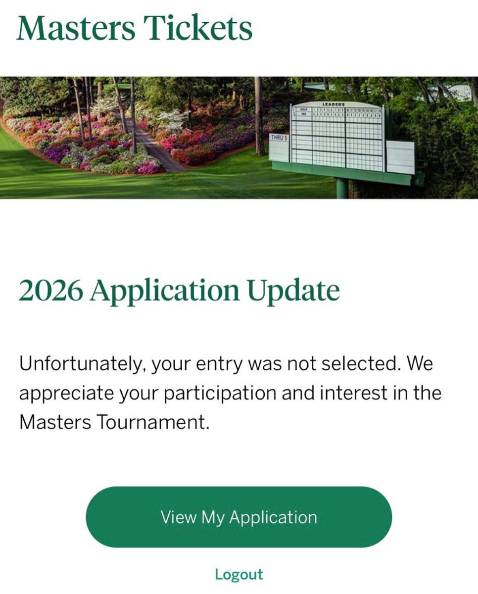 StingrGolf's tweet image. A tradition unlike any other