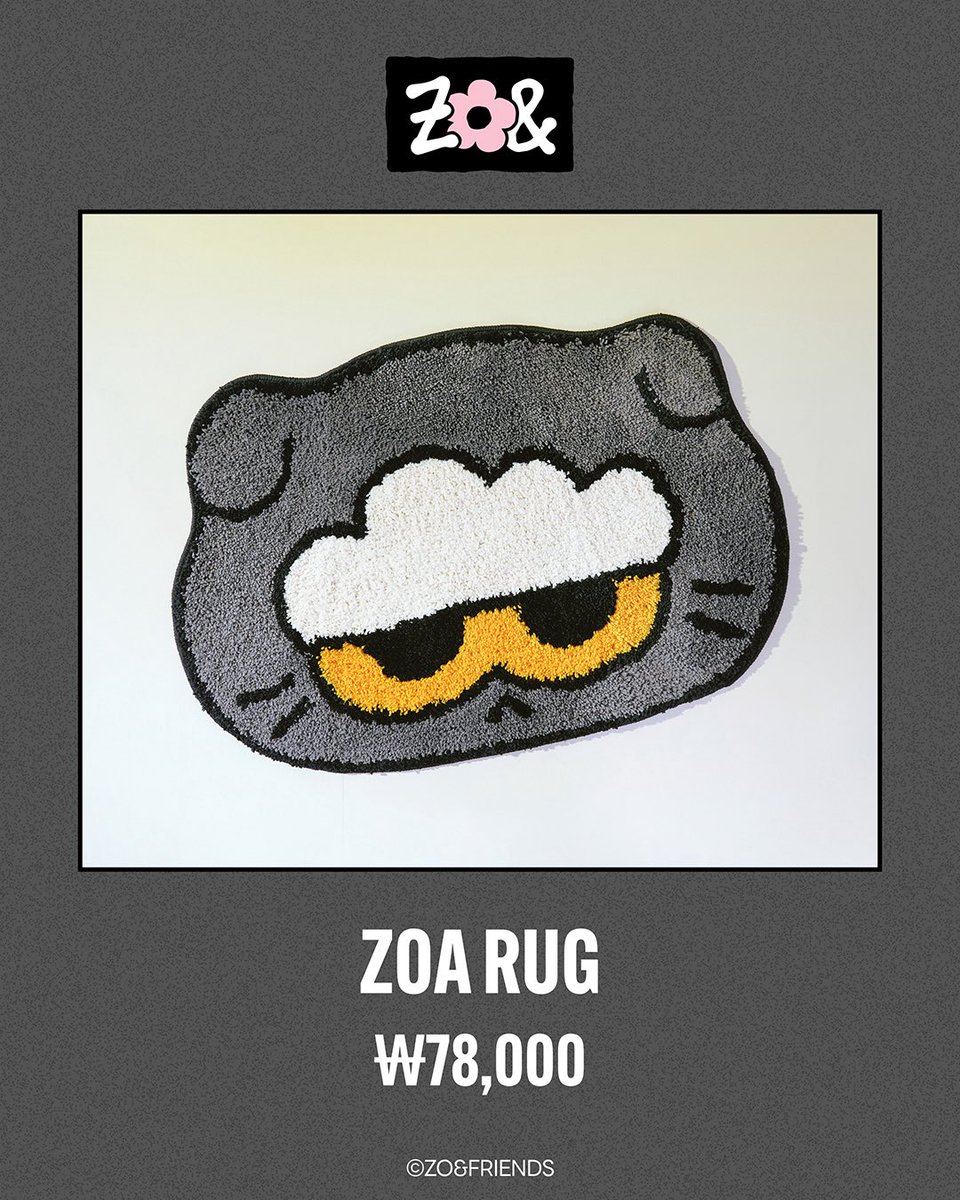 ZO＆FRIENDS POPUP ZOA ラグ