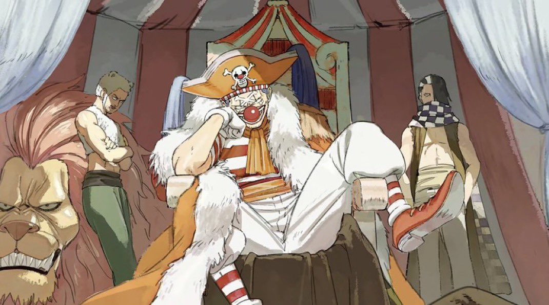 Buggy's tweet image. #ONEPIECE 

God of Pirates and his Wings… 🔥