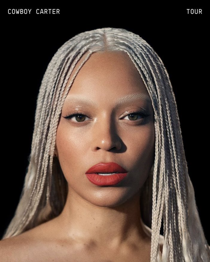 Jonathzn's tweet image. It would be such a GAG if Beyoncé shows up with this hair for the last date