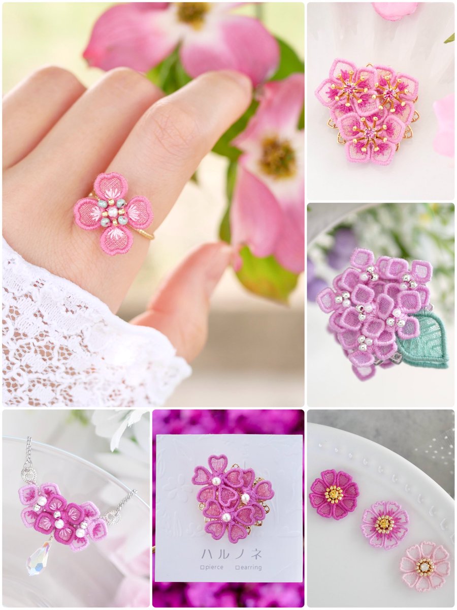 harunone_4's tweet image. #ピンク色に恋してる

ピンクのお花💗

#オーガンジー刺繍