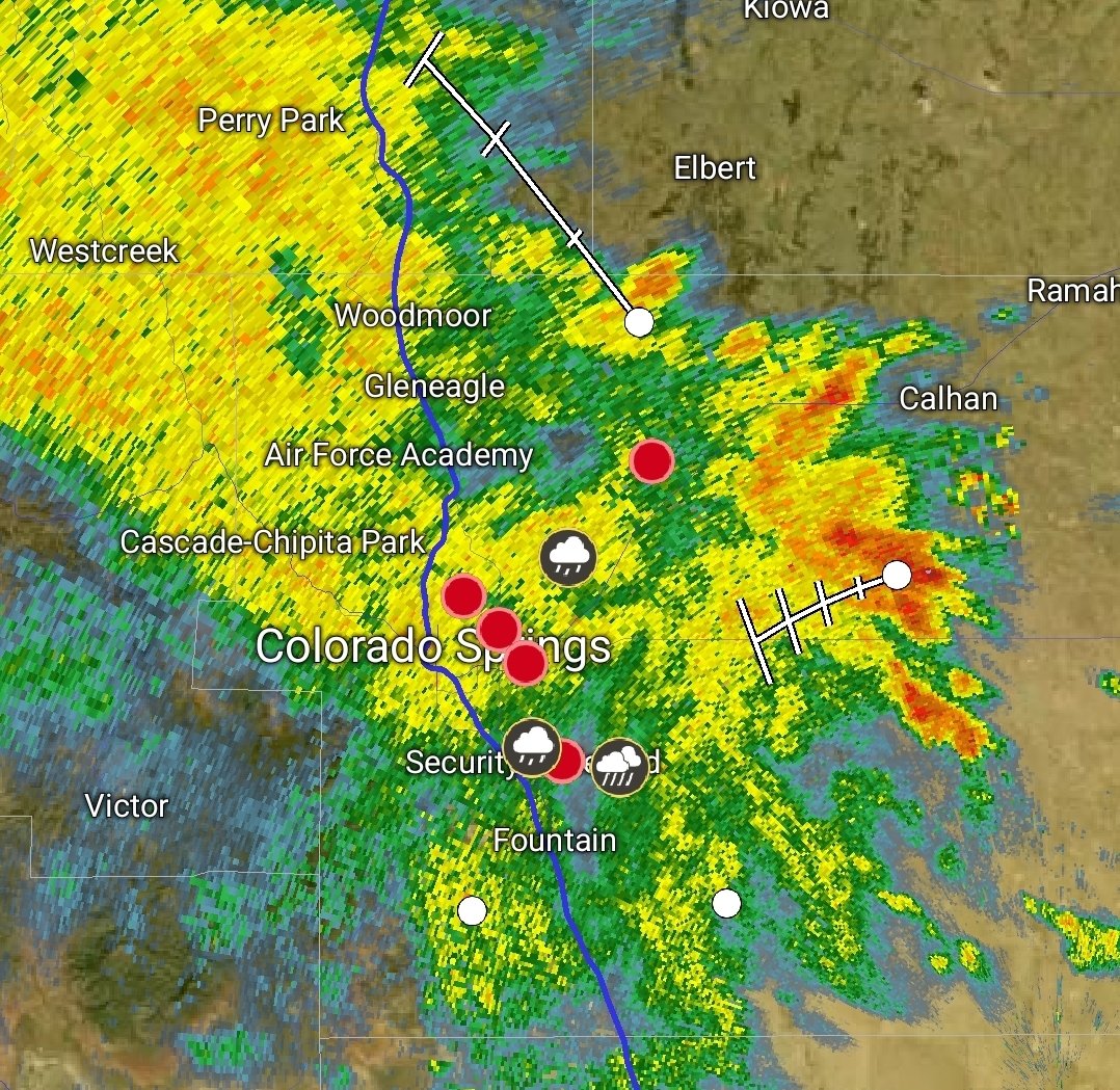 MattBlueThunder's tweet image. Upsople precip? What is this, March?